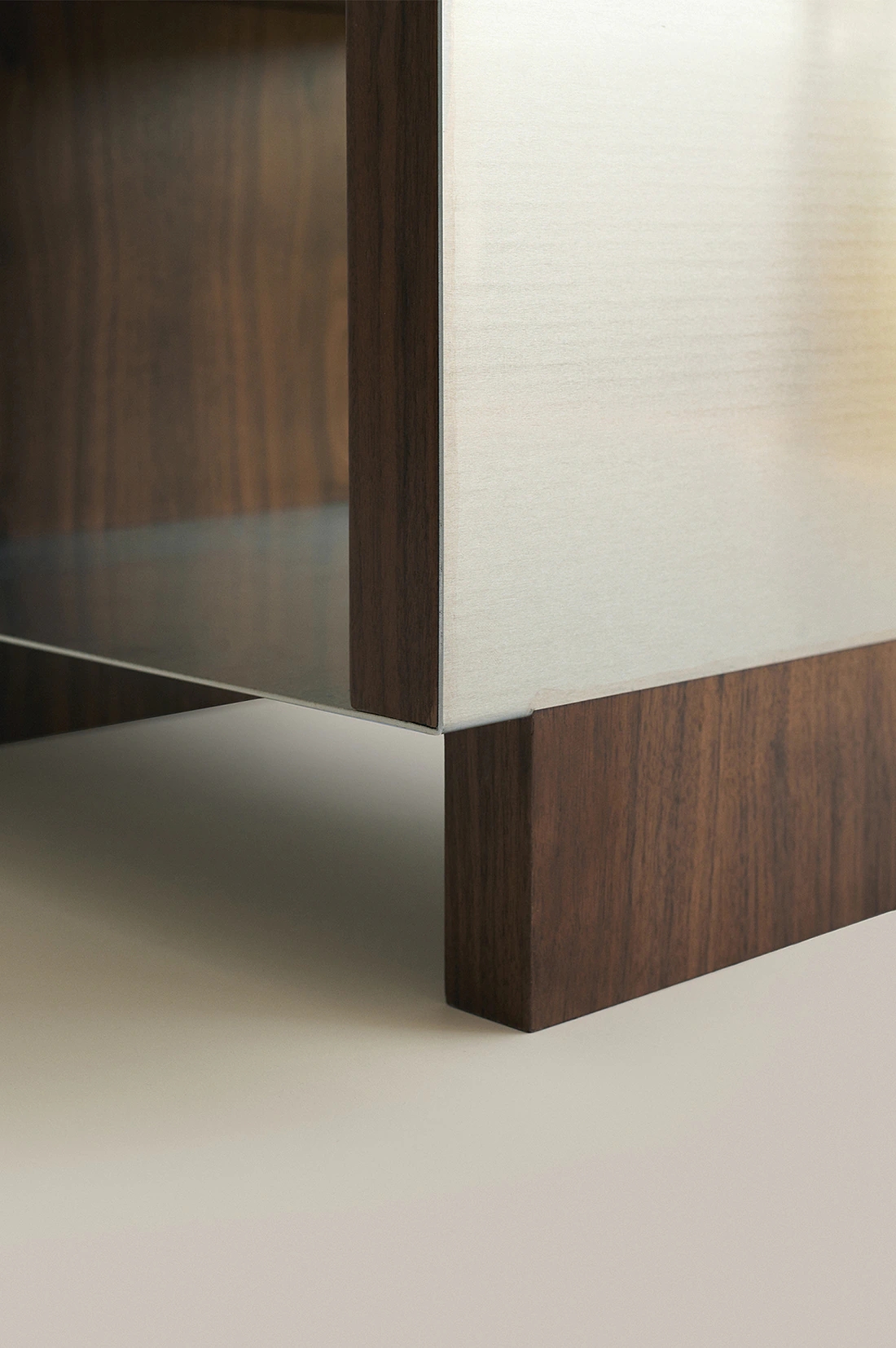 B1 by Sofia De=Francesco, made of Wood  and Steel, Solid Walnut Wood version, picture 4