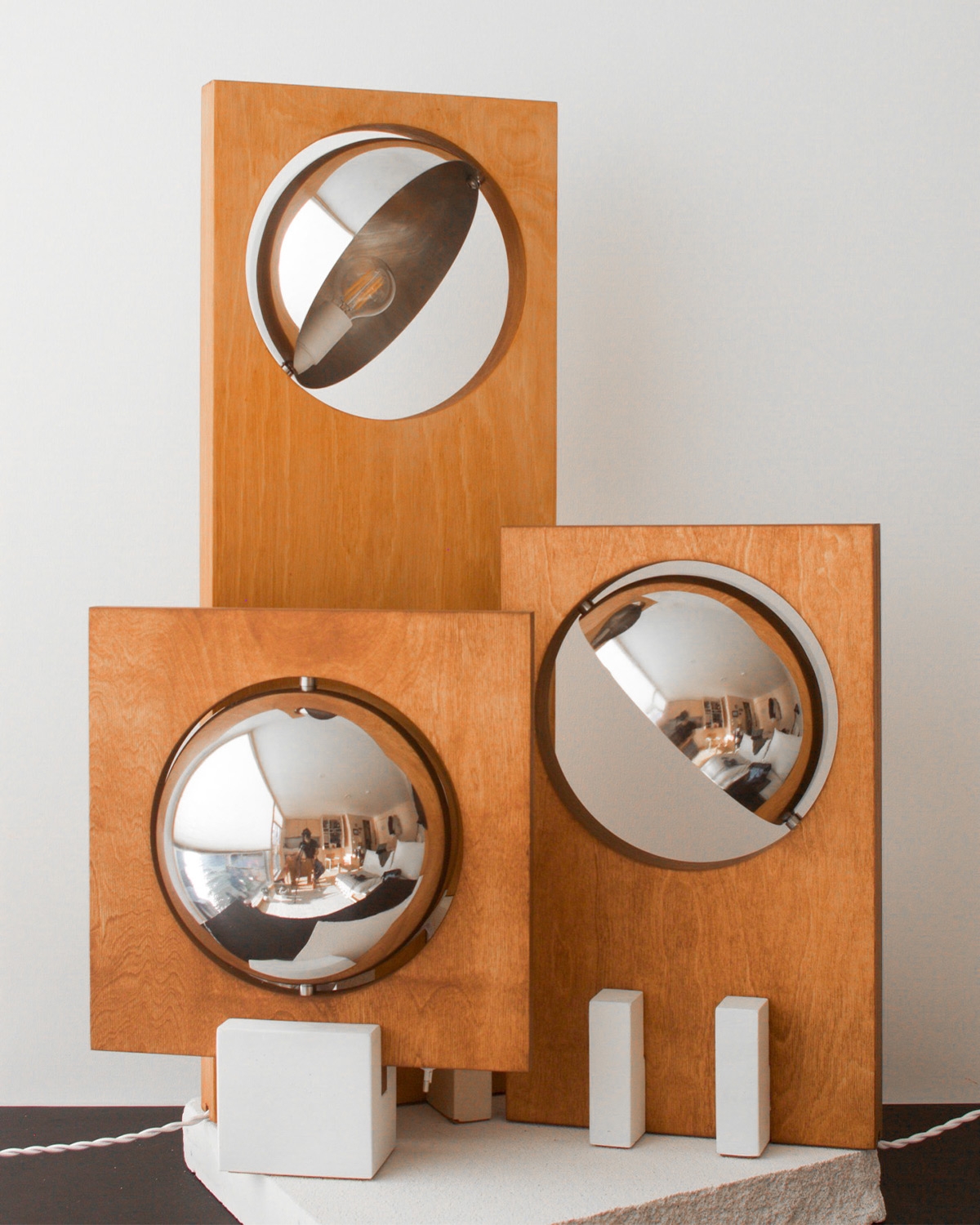 Galileo by Edoardo Lietti, made of Plywood and Concrete, Wood version, picture 7
