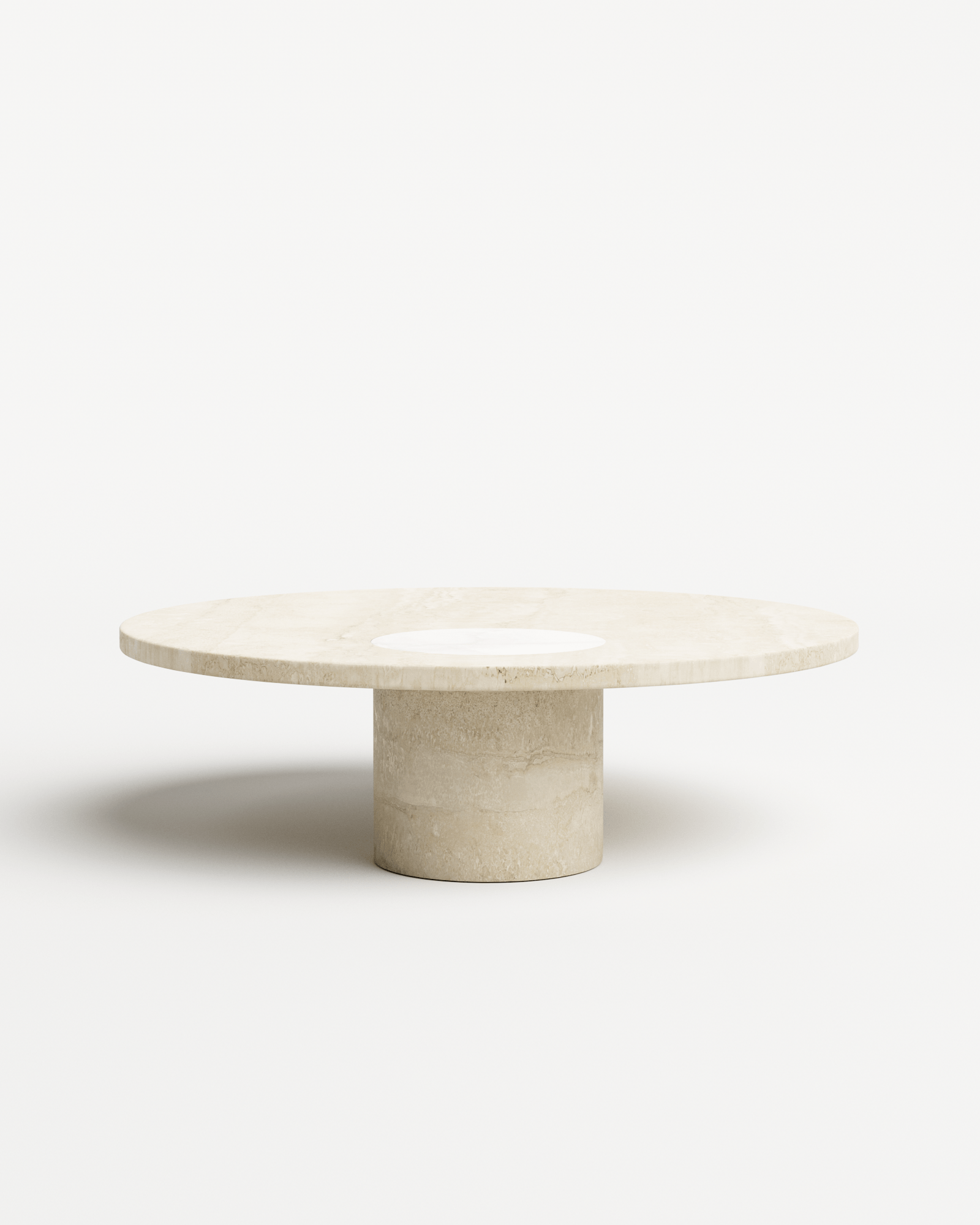 Salvante by Piotr Dabrowa, made of Travertin and Onyx, Travertine version, picture 4