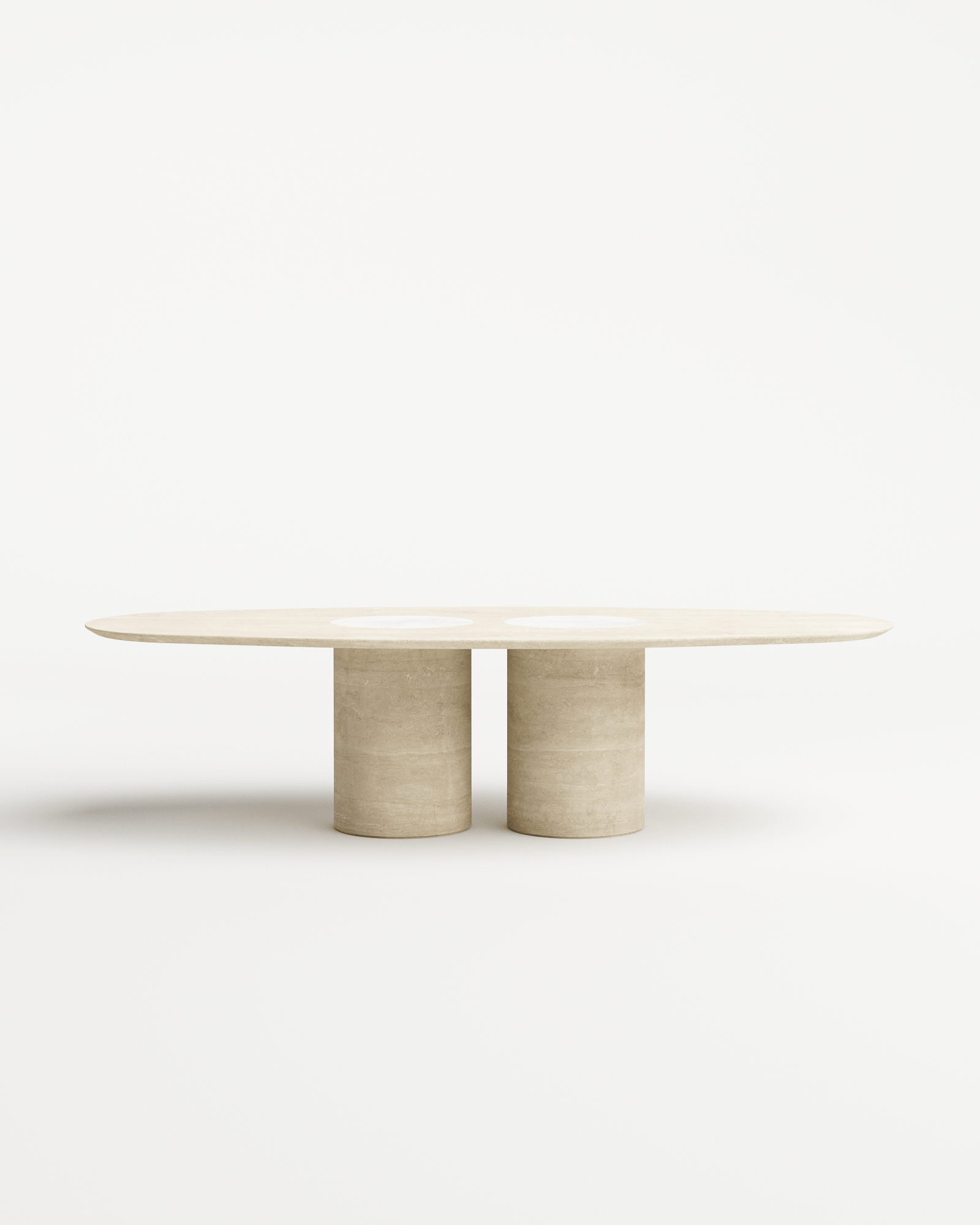 Salvante by Piotr Dabrowa, made of Travertin and Onyx, Travertine version, picture 1