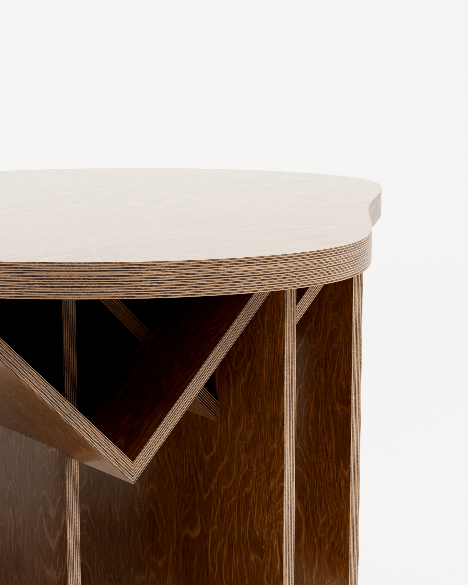 You & Me by Goons, made of Plywood and , Satin French Oak version, picture 5